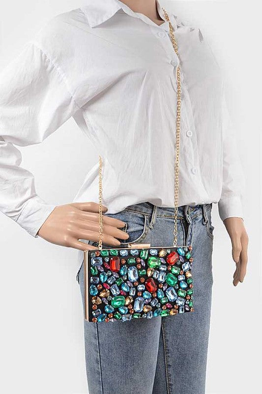 “Bejeweled” Box Clutch