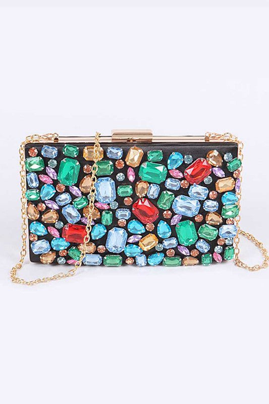 “Bejeweled” Box Clutch