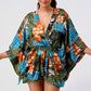 Vibrant Kimono Sleeve Romper