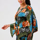 Vibrant Kimono Sleeve Romper