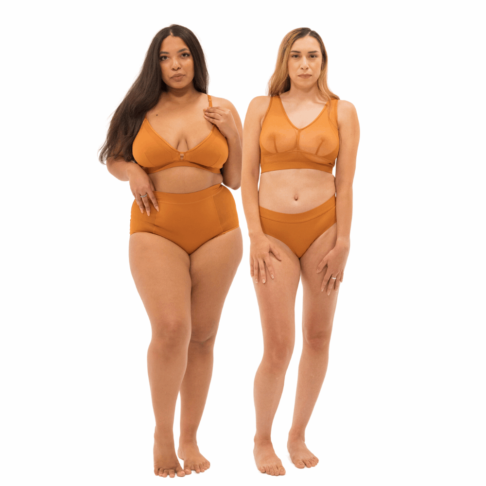 Nude Shade Bralette & Tank Bra