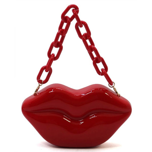 “Gimmie Lips” Clutch Crossbody Bag