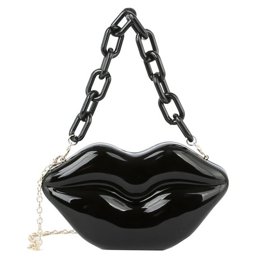 “Gimmie Lips” Clutch Crossbody Bag
