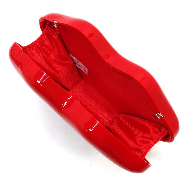 “Gimmie Lips” Clutch Crossbody Bag