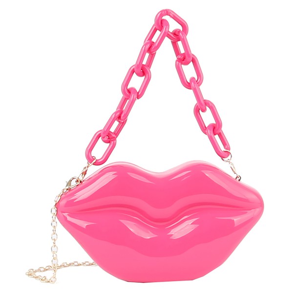 “Gimmie Lips” Clutch Crossbody Bag