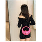 Acrylic Moon Shaped Bag