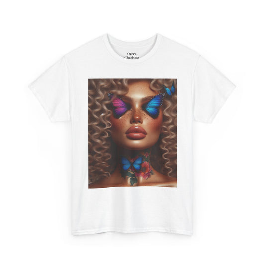 Butterfly Glam Portrait T-Shirt