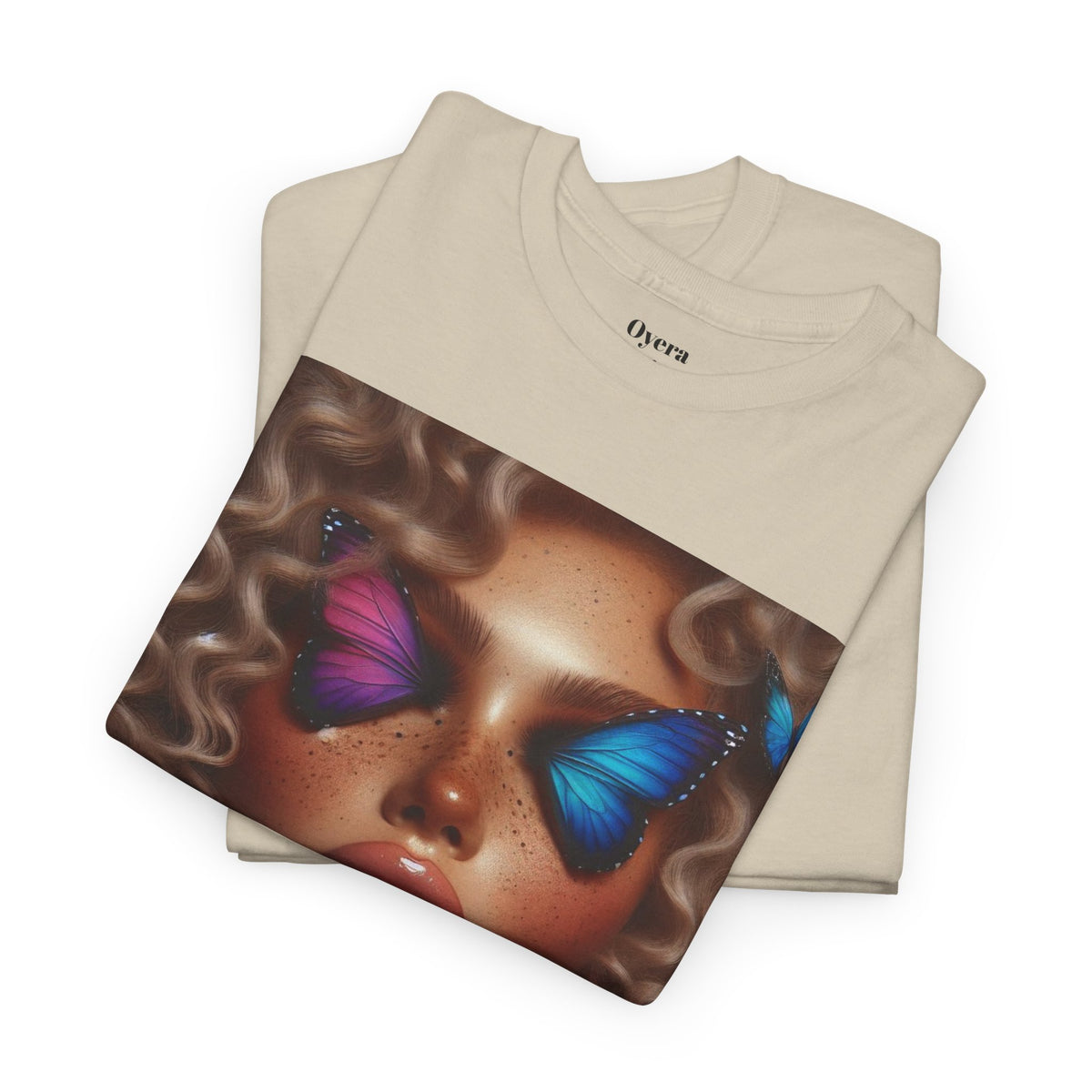 Butterfly Glam Portrait T-Shirt