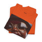 Smiling Afro Woman Graphic Tee — Bold Urban Portrait T-Shirt
