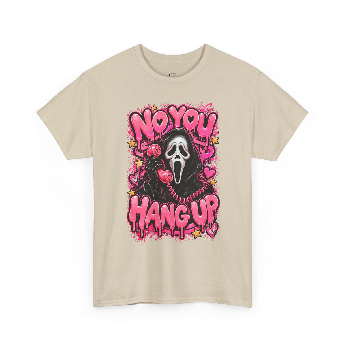 “No You Hang Up” Ghost Face Graphic Tee