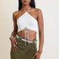 “My Tribe” Halter Knit Bralette