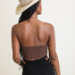 “My Tribe” Halter Knit Bralette