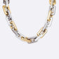 Mix Tone Resin Chain Iconic Necklace