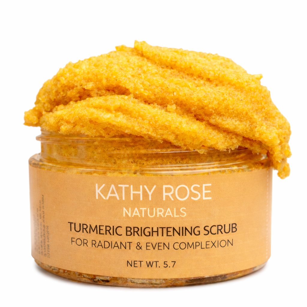 Turmeric Brightening Scrub, Body Exfoliating Scrub for Dark Spots