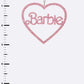 “Barbie” Glitter Earrings