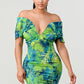 Radiant Sequin Ombre Midi Dress