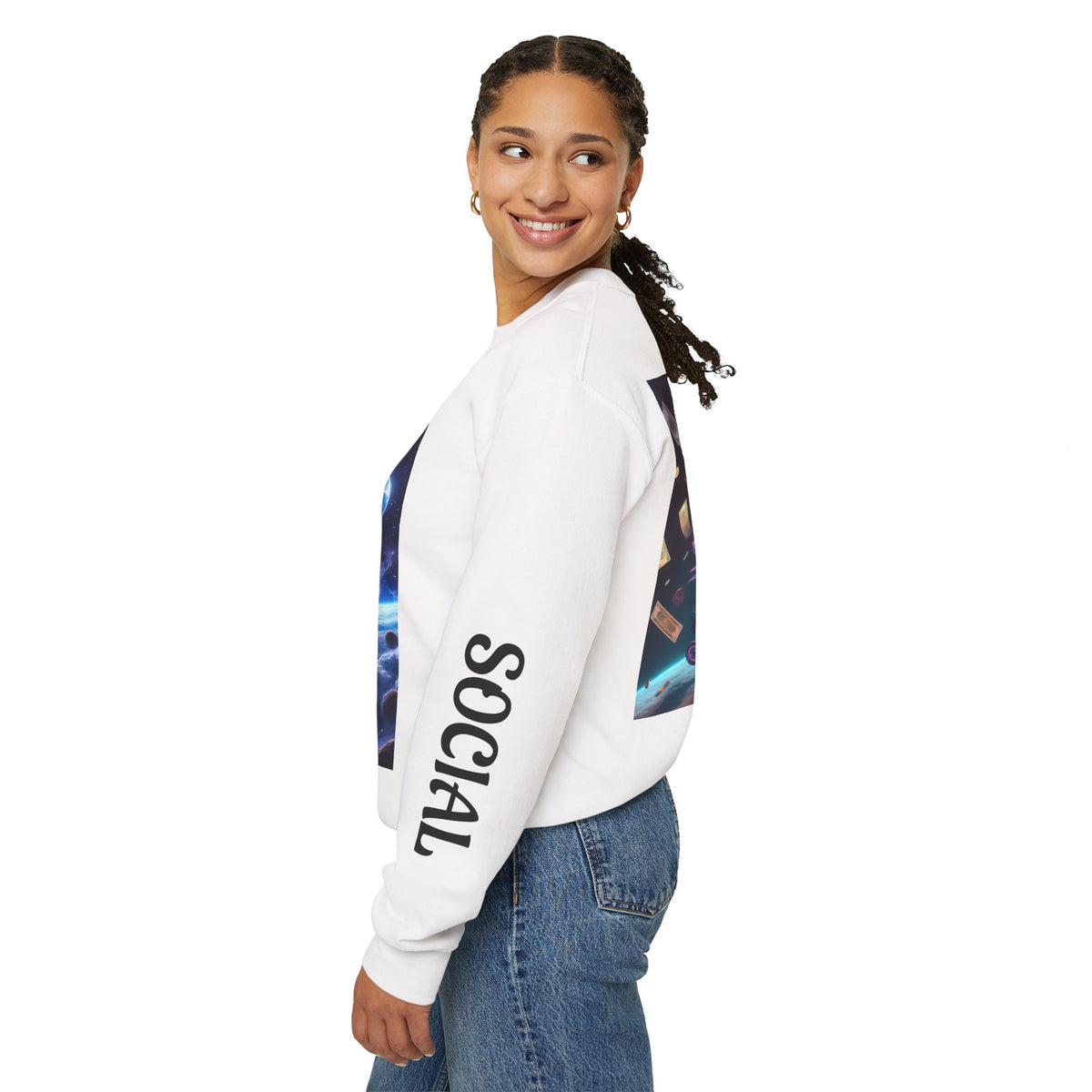 “Anti Social” Heavy Blend™ Crewneck Sweatshirt