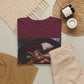 Smiling Afro Woman Graphic Tee — Bold Urban Portrait T-Shirt