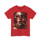 Graphic Tee — Dual-Faced Gothic Rose Portrait