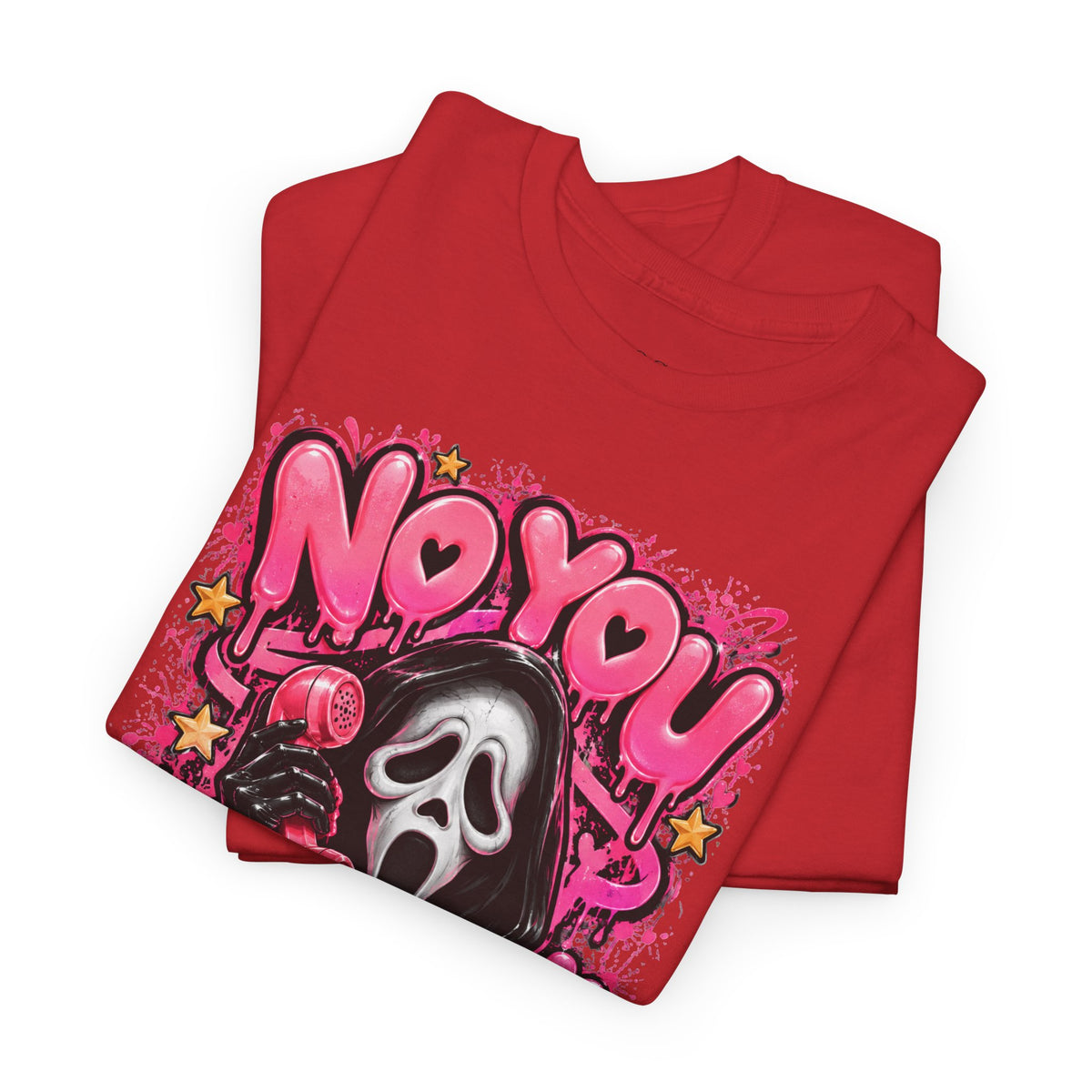 “No You Hang Up” Ghost Face Graphic Tee