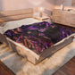 Gothic Ghostface Purple Velveteen Plush Blanket