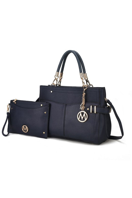 “Tenna” Satchel Bag with Wallet