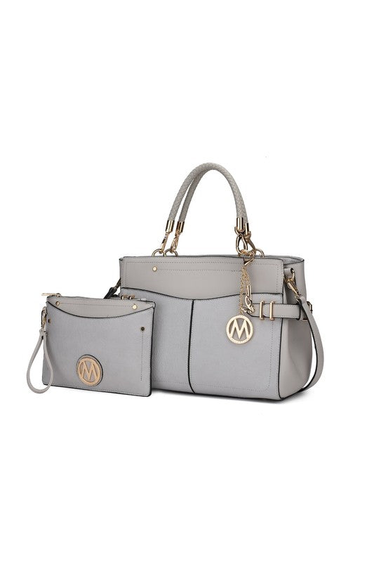 “Tenna” Satchel Bag with Wallet