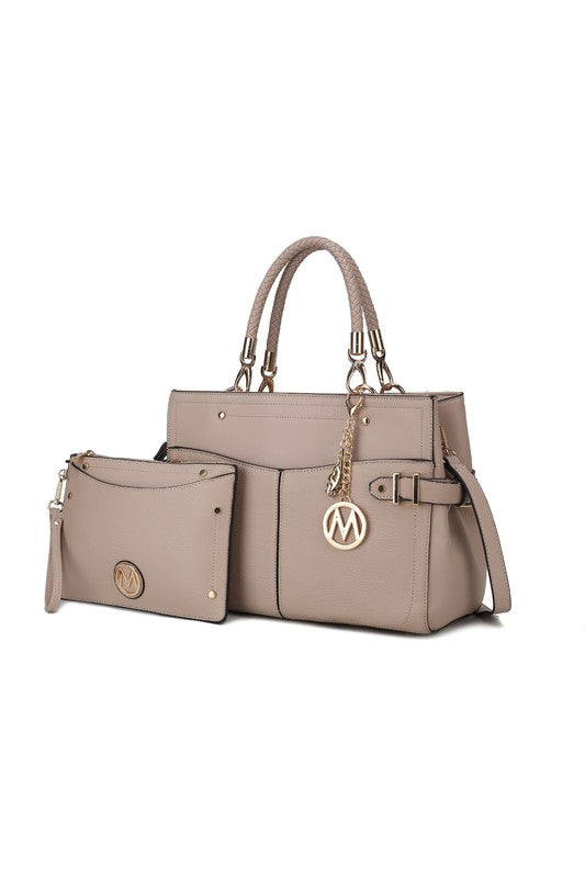 “Tenna” Satchel Bag with Wallet