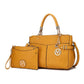 “Tenna” Satchel Bag with Wallet