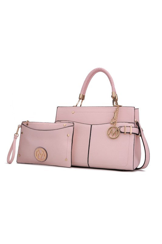 “Tenna” Satchel Bag with Wallet