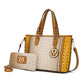 “Lizza” Tote Handbag with Wallet