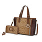 “Lizza” Tote Handbag with Wallet