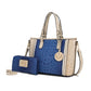 “Lizza” Tote Handbag with Wallet