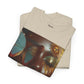 Butterfly Sunface T‑Shirt — Surreal Portrait Art Tee