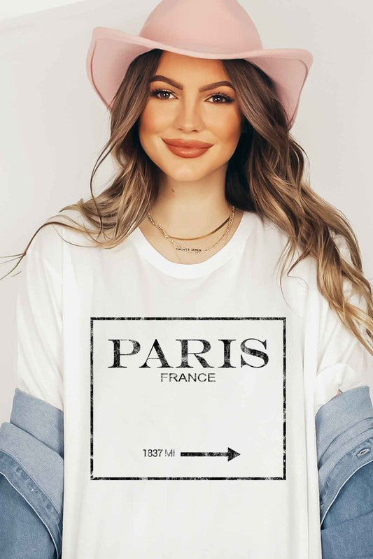 PARIS FRANCE GRAPHIC T-SHIRT
