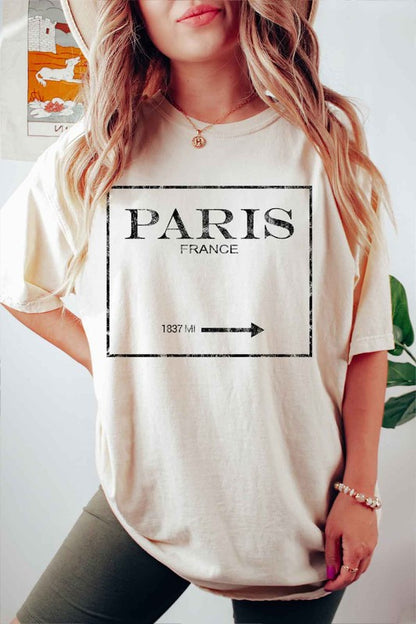 PARIS FRANCE GRAPHIC T-SHIRT