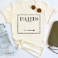 PARIS FRANCE GRAPHIC T-SHIRT