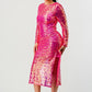 Radiant Sequin Ombre Midi Dress