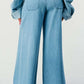 Breezy Blue Denim Palazzos