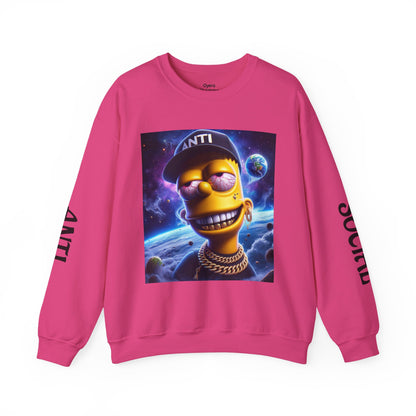 “Anti Social” Heavy Blend™ Crewneck Sweatshirt