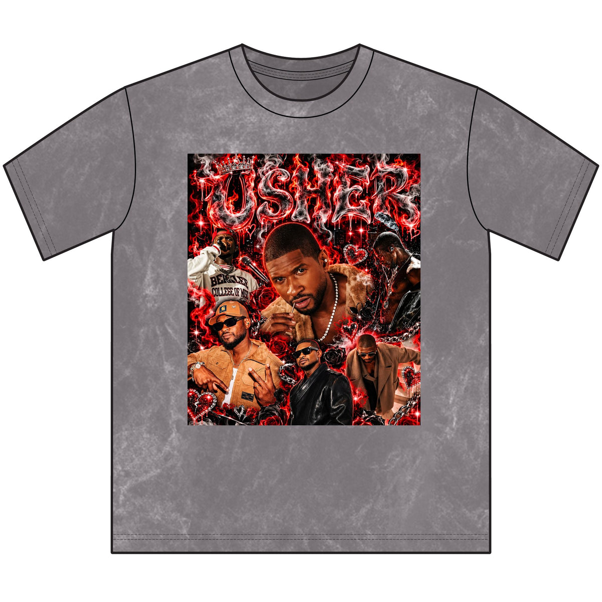 “Usher” Vintage Crewneck Tee