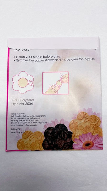 Black Nipple Cover Petals