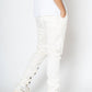 Blank State Men's Snap Track Pants in White