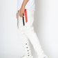 Blank State Men's Snap Track Pants in White