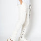 Blank State Men's Snap Track Pants in White