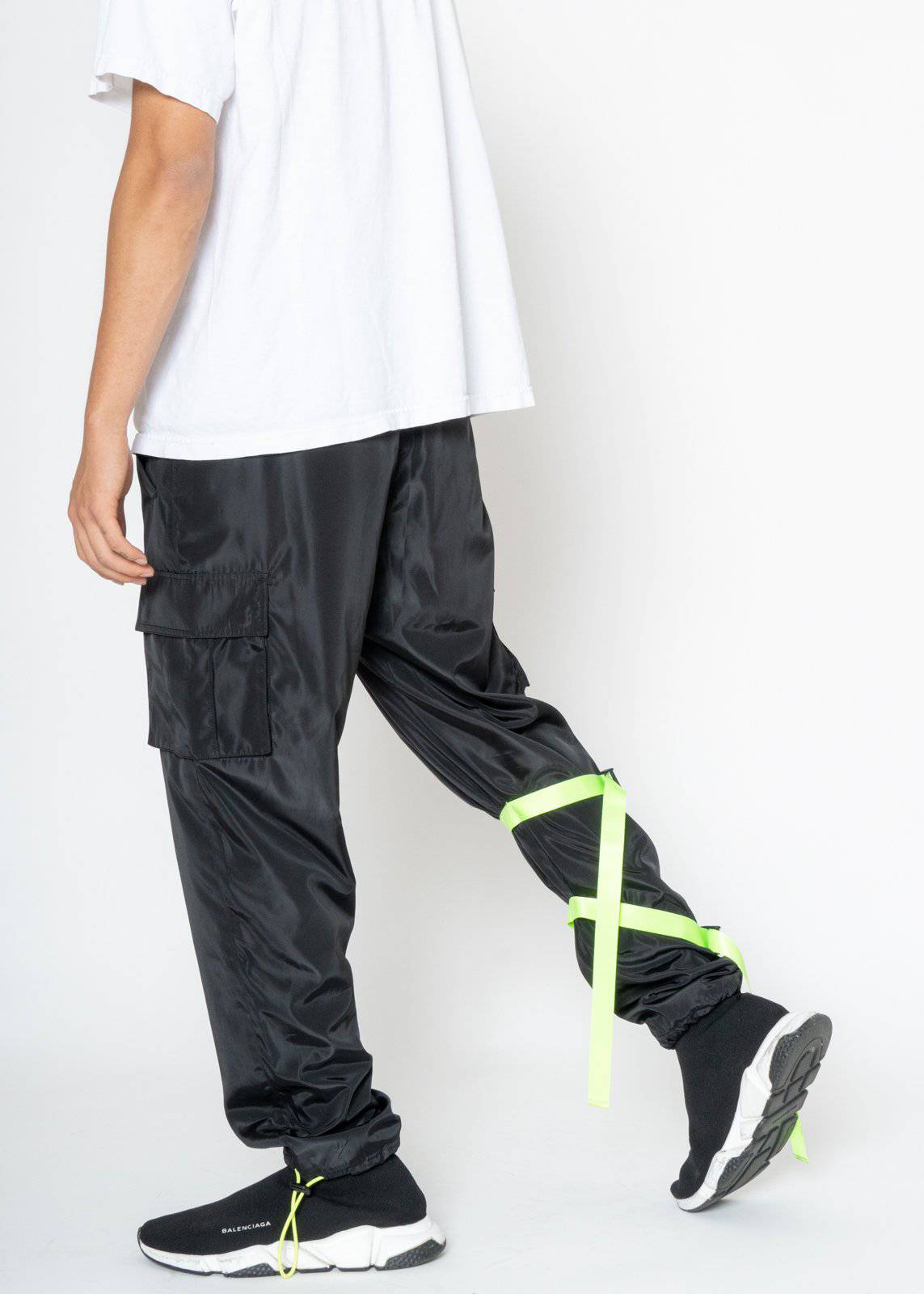 “Seek Attention” Swishy Utility Cargo Pants