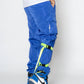 Blank State Men's Swishy Utility Cargo Pants in Royal Blue
