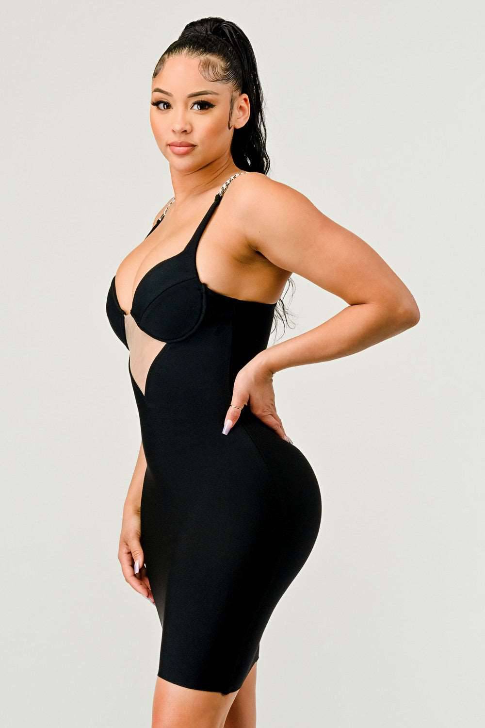 HOLIDAY SEXY BANDAGE DRESS
