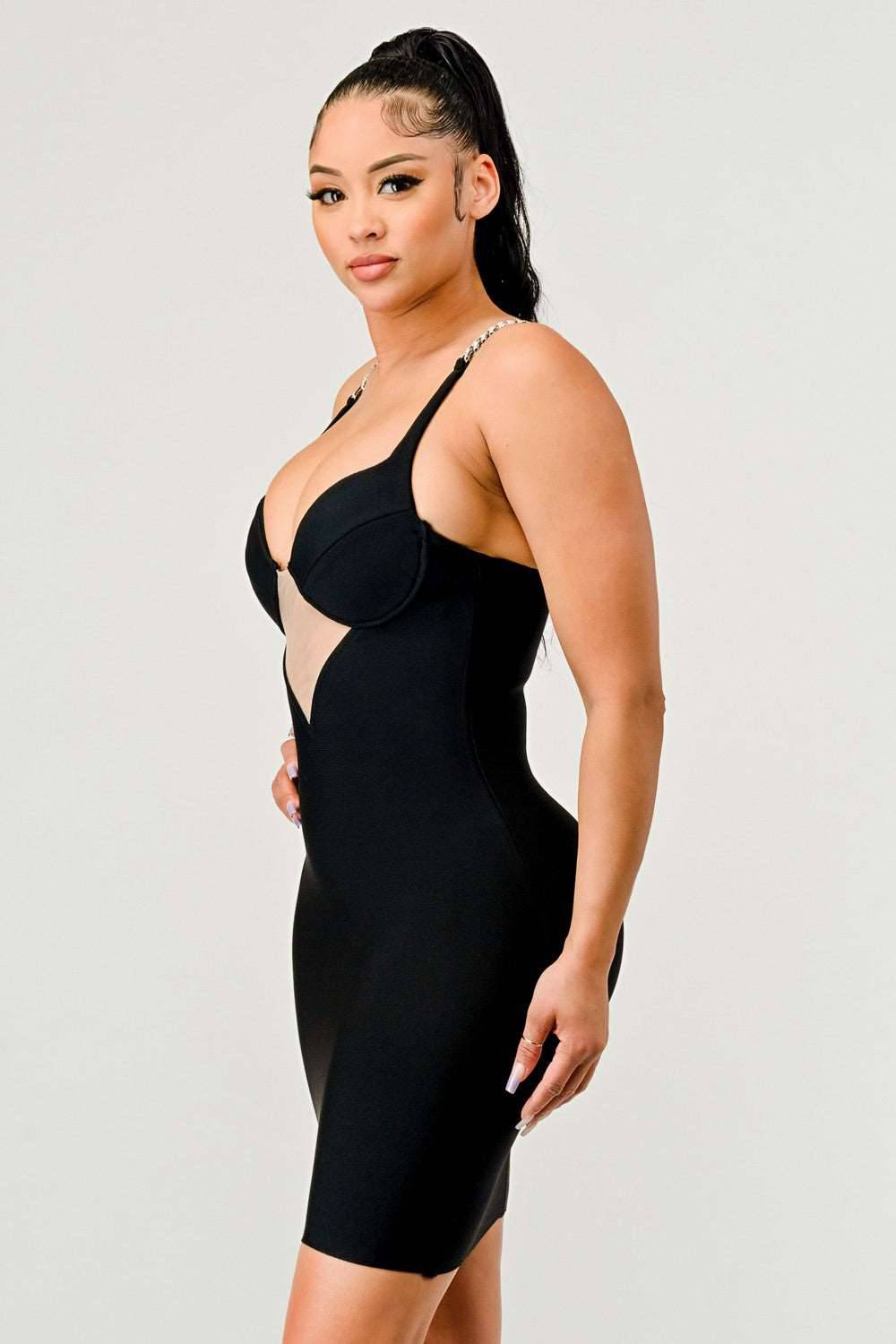 HOLIDAY SEXY BANDAGE DRESS