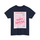 Pretty Curvy Girl Tee — Pink Guest Check Graphic Shirt
